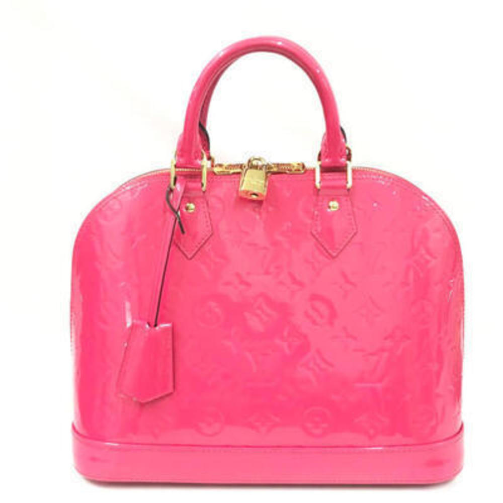 Louis Vuitton Alma PM Vernis Handbag Hot Pink